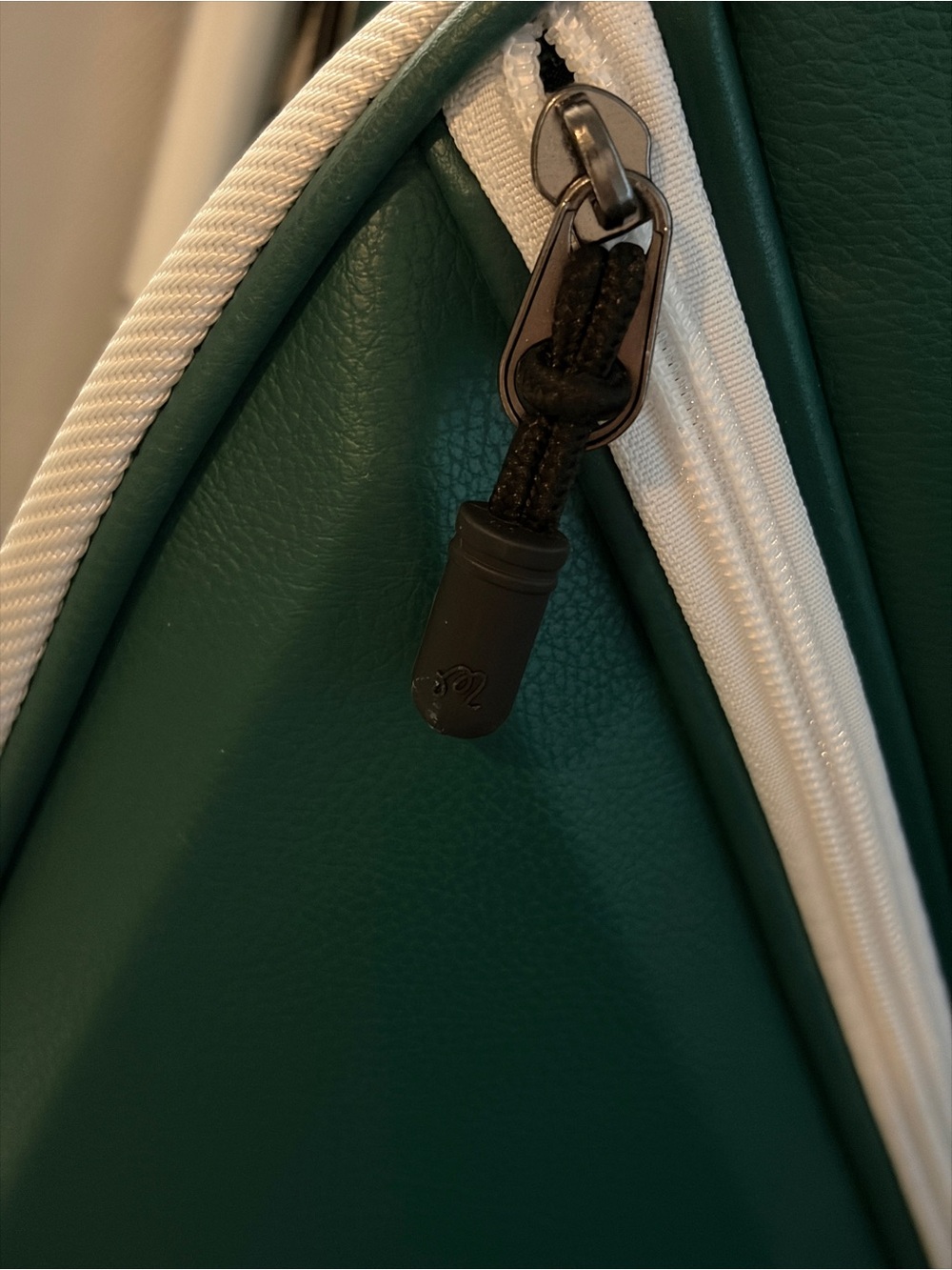 Malbon Green and gold Stand golf bag. TEAM MALBON - Picture 8 of 9